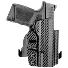 Springfield Hellcat Paddle Holster - Right Hand Carbon Fiber Front