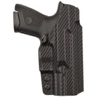 Beretta APX IWB Holster - Left Hand Carbon Fiber Back
