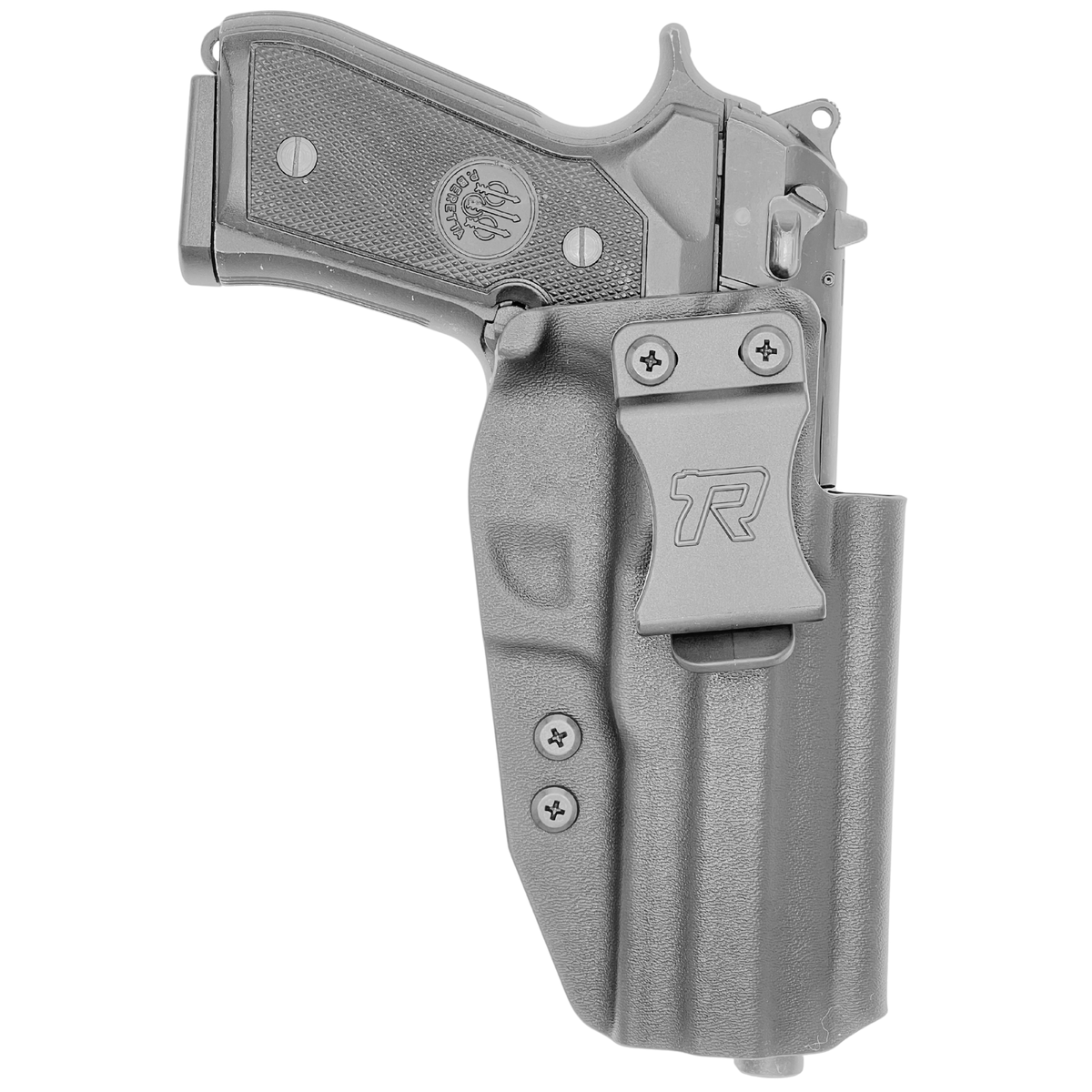 Beretta 92 Compact IWB Holster - Right Hand Black Front