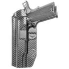 Browning 1911 .380 IWB Holster - Right Hand Carbon Fiber Back