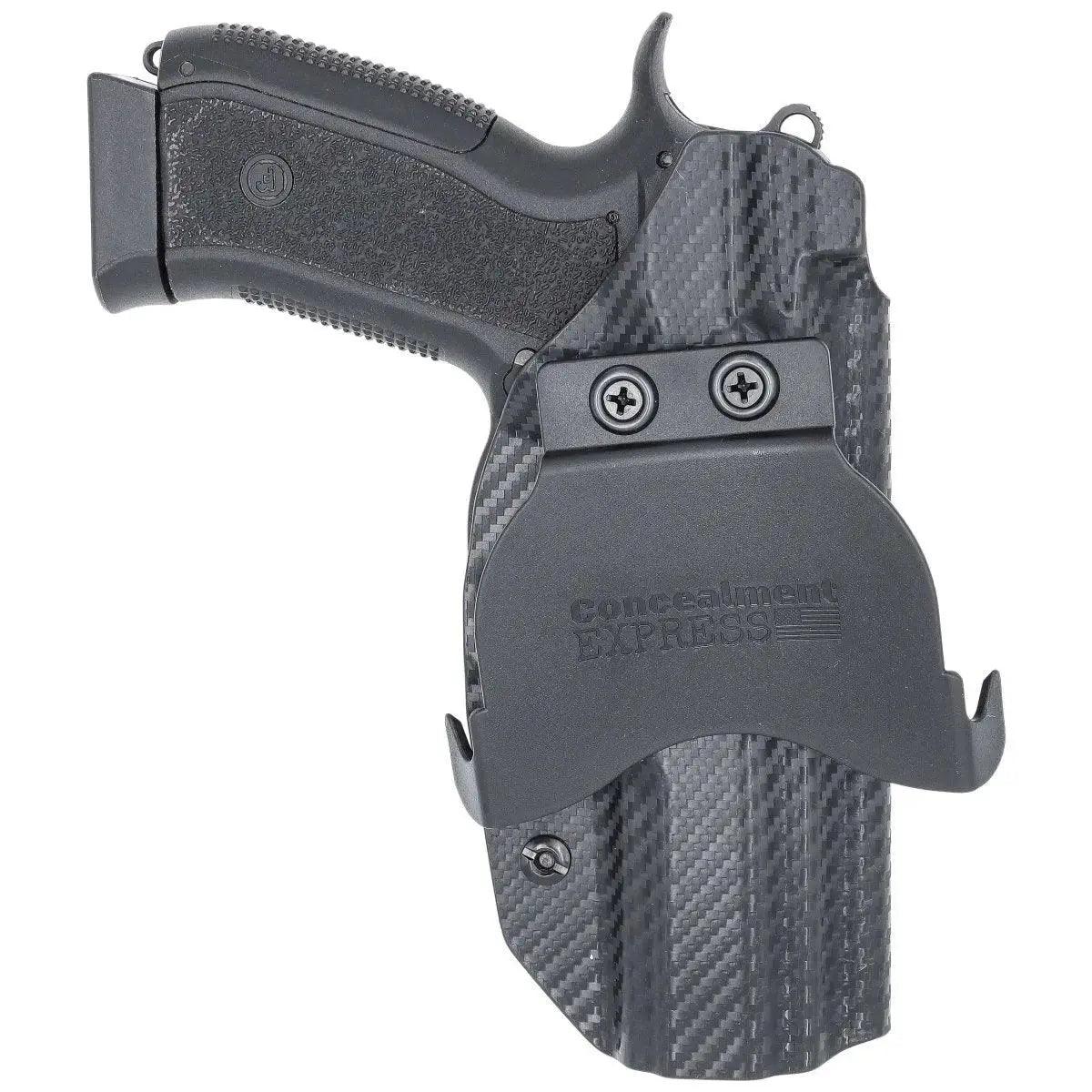 CZ 75 Paddle Holster - Side View