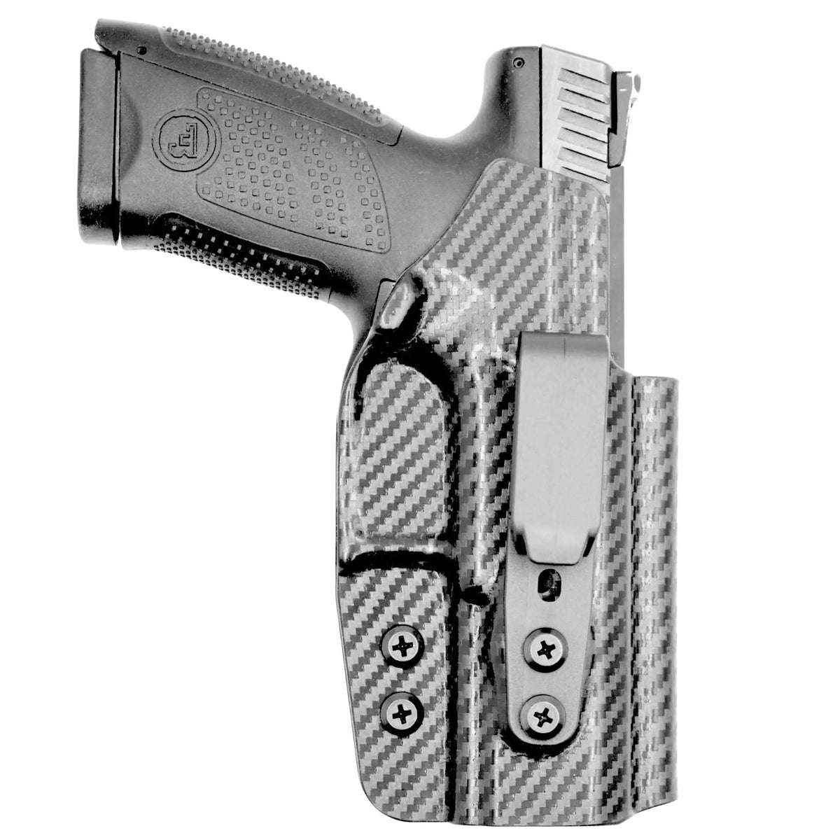 CZ P10 C Tuckable IWB Holster - Side View