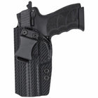 H&K 45 Compact Tactical IWB Holster - Left Hand Carbon Fiber Front