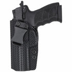 H&K 45 Full Size IWB Holster - Left Hand Carbon Fiber Front