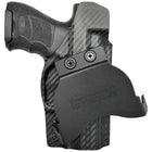 H&K VP9SK Paddle Holster - Left Hand Carbon Fiber Front