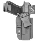 IWB Holster fits: Glock 17 19 19X 26 31 32 33 34 45 47 49 - Right Hand Black Front