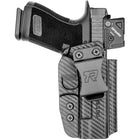 IWB Holster fits: Glock 19 19X 32 45 - Right Hand Carbon Fiber Front