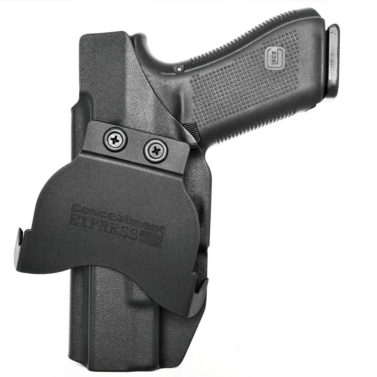 Glock 17 Paddle Holster - Worn on Belt
