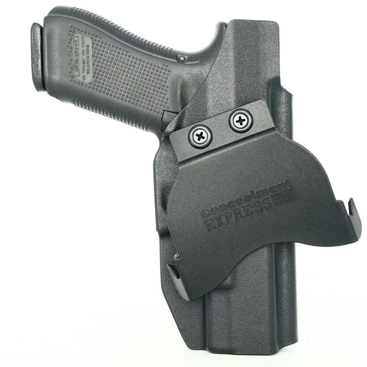 Paddle Holster fits: Glock 17 22 31 (Optic Ready) - Rounded by Concealment Express