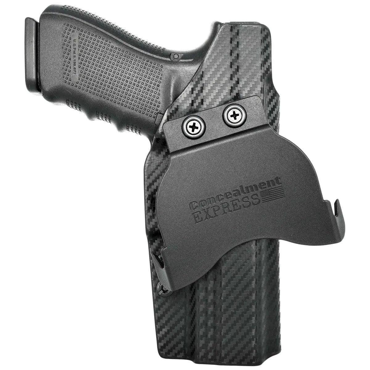 Glock 20 Paddle Holster - Side View