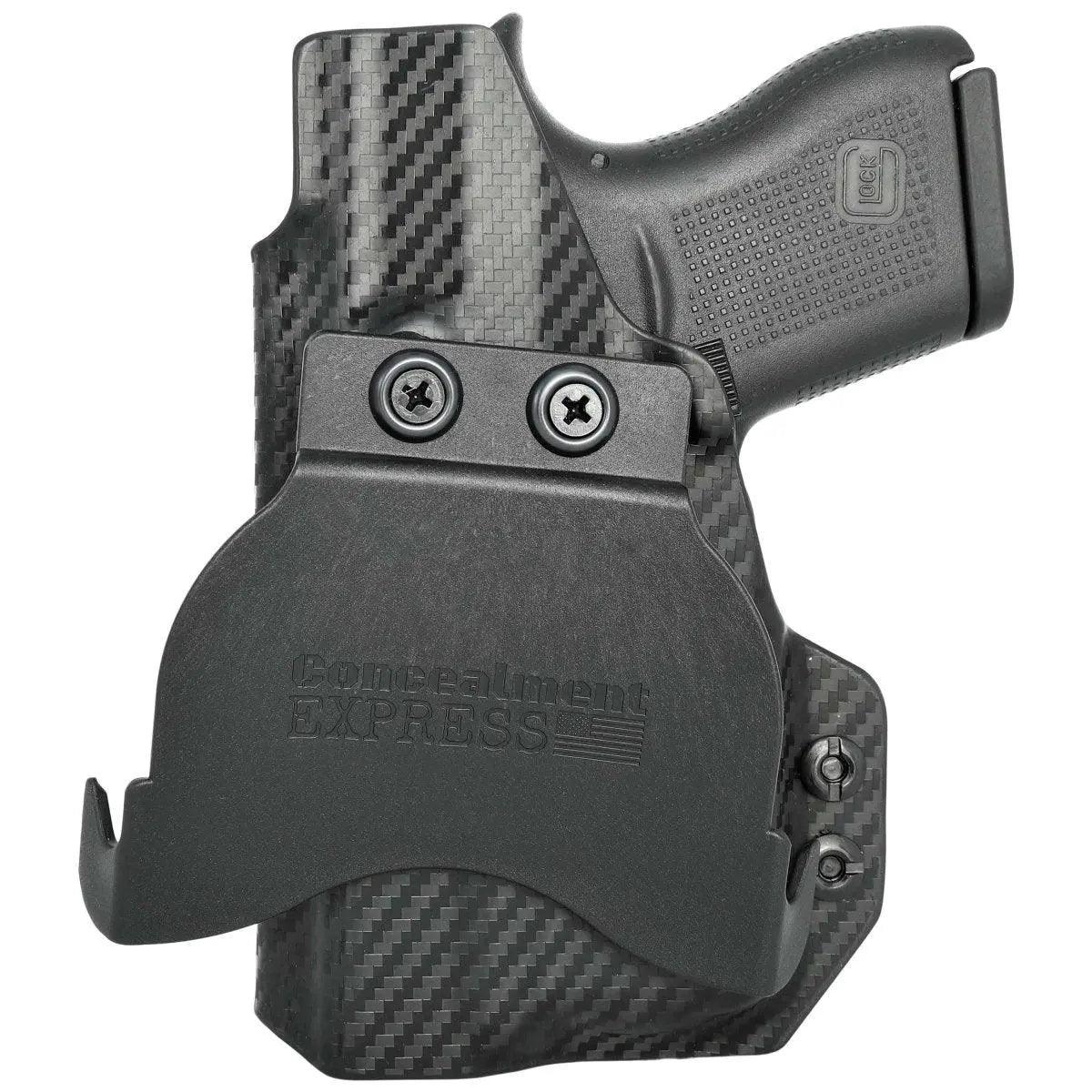 Glock 43X TLR6 Paddle Holster