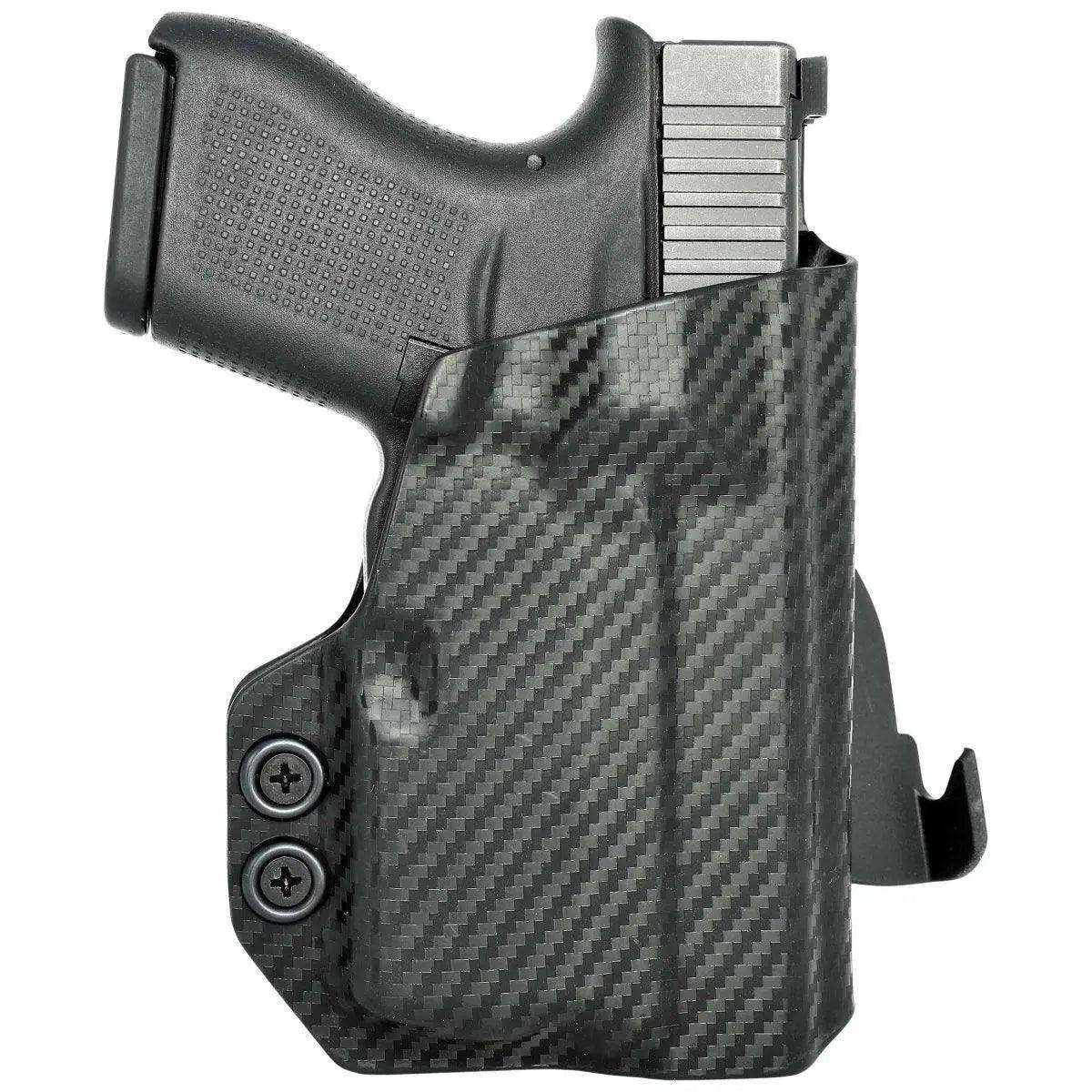 Glock 43X TLR6 Paddle Holster - Profile View