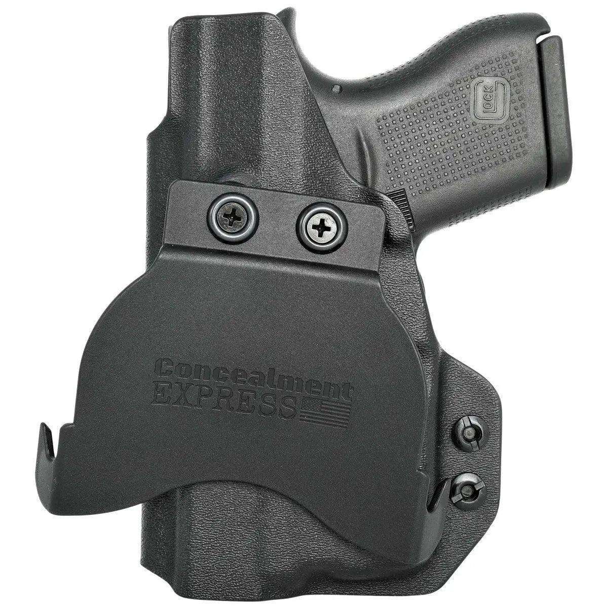 Glock 43X TLR6 Paddle Holster - Worn on Belt