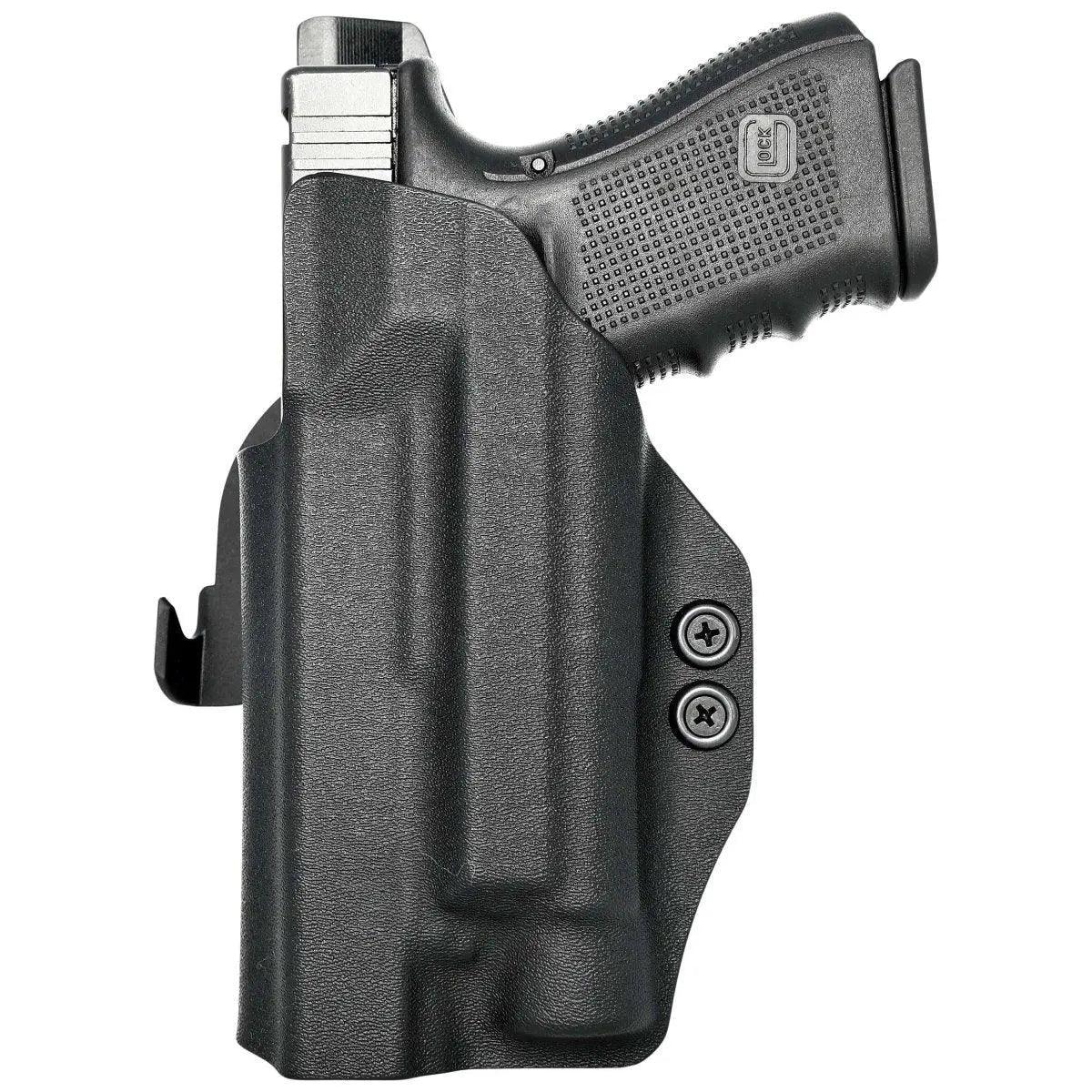 Paddle Holster fits: Glock 17 19 19X 26 31 32 33 34 45 TLR7A/TLR7X - Rounded by Concealment Express