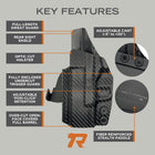 Rounded Gear OWB Paddle Holster - Key Features