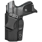 Ruger SR9C IWB Holster - Left Hand Carbon Fiber Front