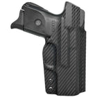 Ruger SR9C IWB Holster - Left Hand Carbon Fiber Back