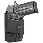 Sig Sauer P238 IWB Holster - Left Hand Carbon Fiber Front