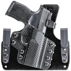 Sig Sauer P365 Leather Hybrid Holster (Wide) - Right Hand Carbon Fiber Front
