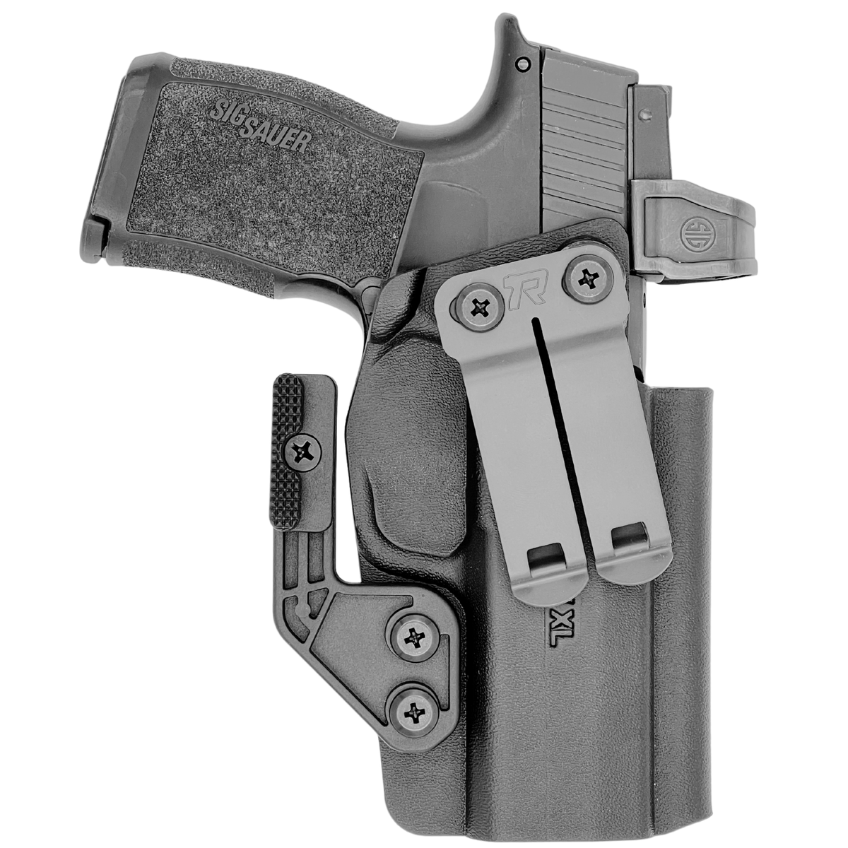 Sig Sauer P365 XL IWB KYDEX Holster - Plus Line - Black Front