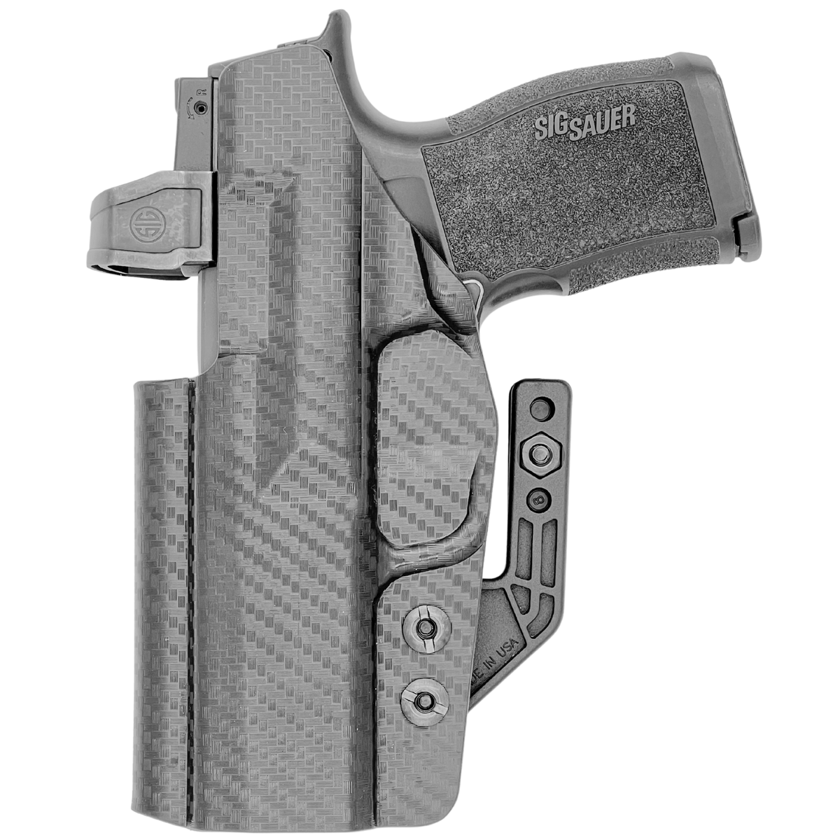 Sig Sauer P365 XL IWB KYDEX Holster - Plus Line - Carbon Fiber Back
