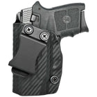 Smith & Wesson M&P Bodyguard 380 IWB Holster - Left Hand Carbon Fiber Front