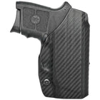 Smith & Wesson M&P Bodyguard 380 IWB Holster - Left Hand Carbon Fiber Back