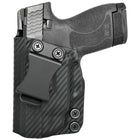 Smith & Wesson M&P SHIELD M2.0 Crimson Trace Laser IWB Holster - Left Hand Carbon Fiber Front