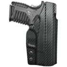 Springfield XDS 4in IWB Holster - Left Hand Carbon Fiber Back