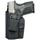 Springfield XDS 4in IWB Holster - Left Hand Black Front