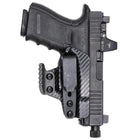 Trigger Guard Holster fits: Glock 17 19 19X 26 31 32 33 34 45 47 49 - Carbon Fiber Front