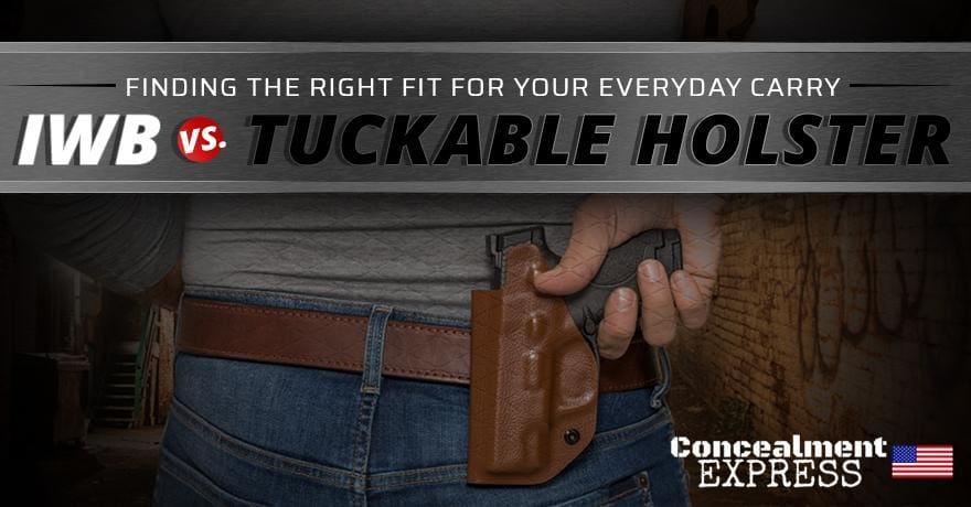 Finding the Right Fit for Your Everyday Carry: IWB vs. Tuckable Holster - RoundedGear.com