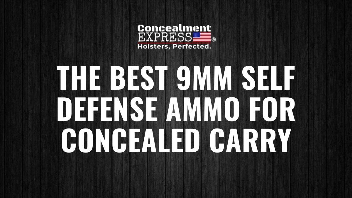 The Best 9MM Self Defense Ammo for Concealed Carry - RoundedGear.com
