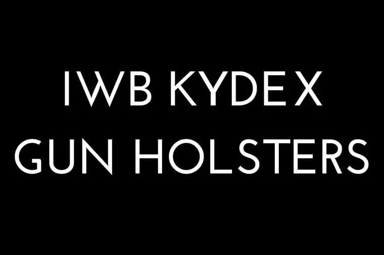 IWB KYDEX Gun Holsters