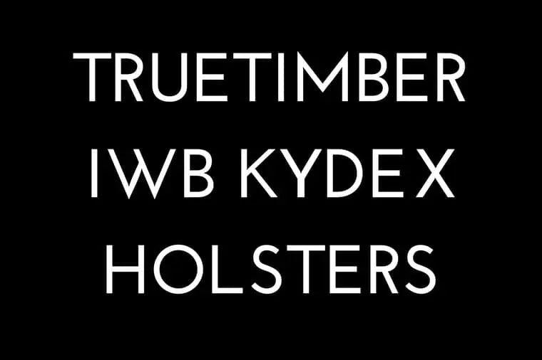 TrueTimber Concealed Carry Gun Holsters