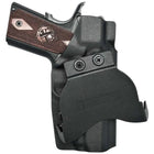 1911 3.5in Paddle Holster - Left Hand Black Front