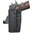 1911 4.25in Paddle Holster - Left Hand Carbon Fiber Back