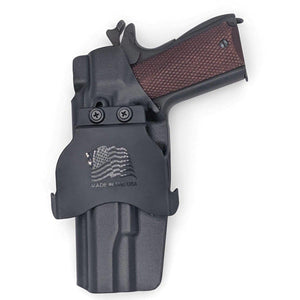 1911 5" Government Model (Non-Rail) OWB KYDEX Paddle Holster - Rounded by Concealment Express