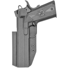 1911 4.25in (w/Rail) IWB Holster - Black Back