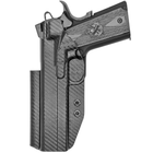 1911 4.25in (w/Rail) IWB Holster - Carbon Fiber Back