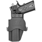 1911 4.25in (w/Rail) Paddle Holster - Black Front