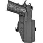 1911 4.25in (w/Rail) Paddle Holster - Black Back