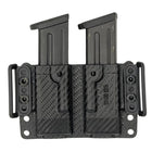 OWB KYDEX Double Magazine Duty Holster - Carbon Fiber Back