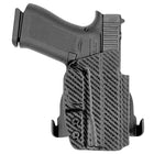 Paddle Holster fits: Glock 43X - Right Hand Carbon Fiber Front