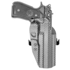 Beretta 92FS Paddle Holster - Right Hand Carbon Fiber Front