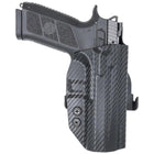 CZ P09 Paddle Holster - Right Hand Carbon Fiber Back