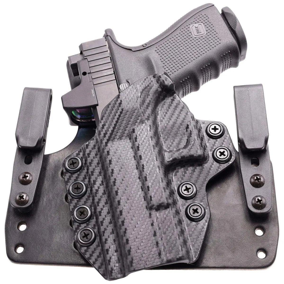 CZ P10 Leather Hybrid Holster (Wide) - Rounded by Concealment Express