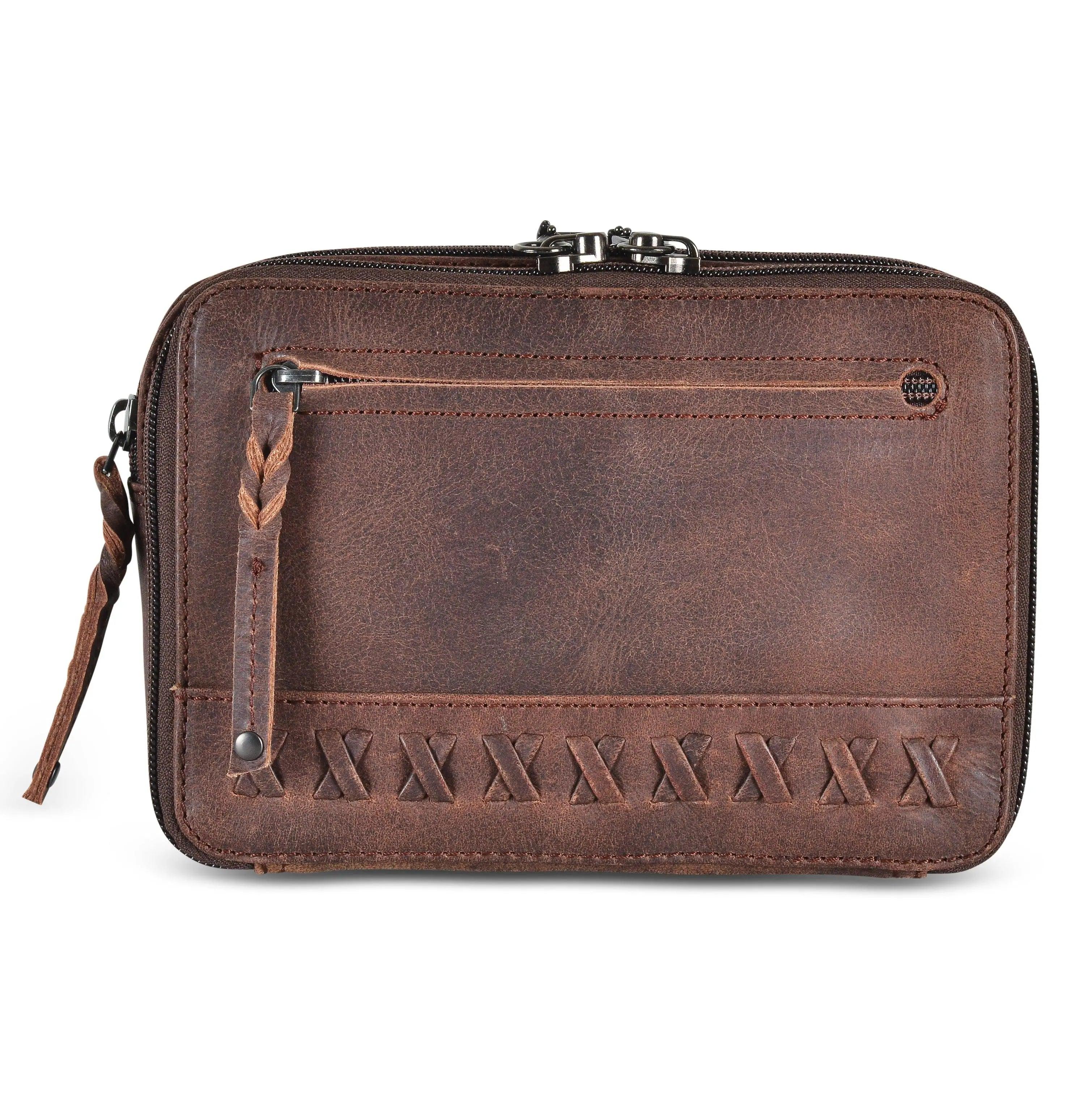 Concealed Carry Kailey Leather Purse Pack by Lady Conceal - Rounded by Concealment Express