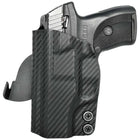 Ruger LC9/LC9s/LC380/EC9s Paddle Holster - Left Hand Carbon Fiber Back