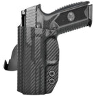 FN 509 Paddle Holster - Left Hand Carbon Fiber Back